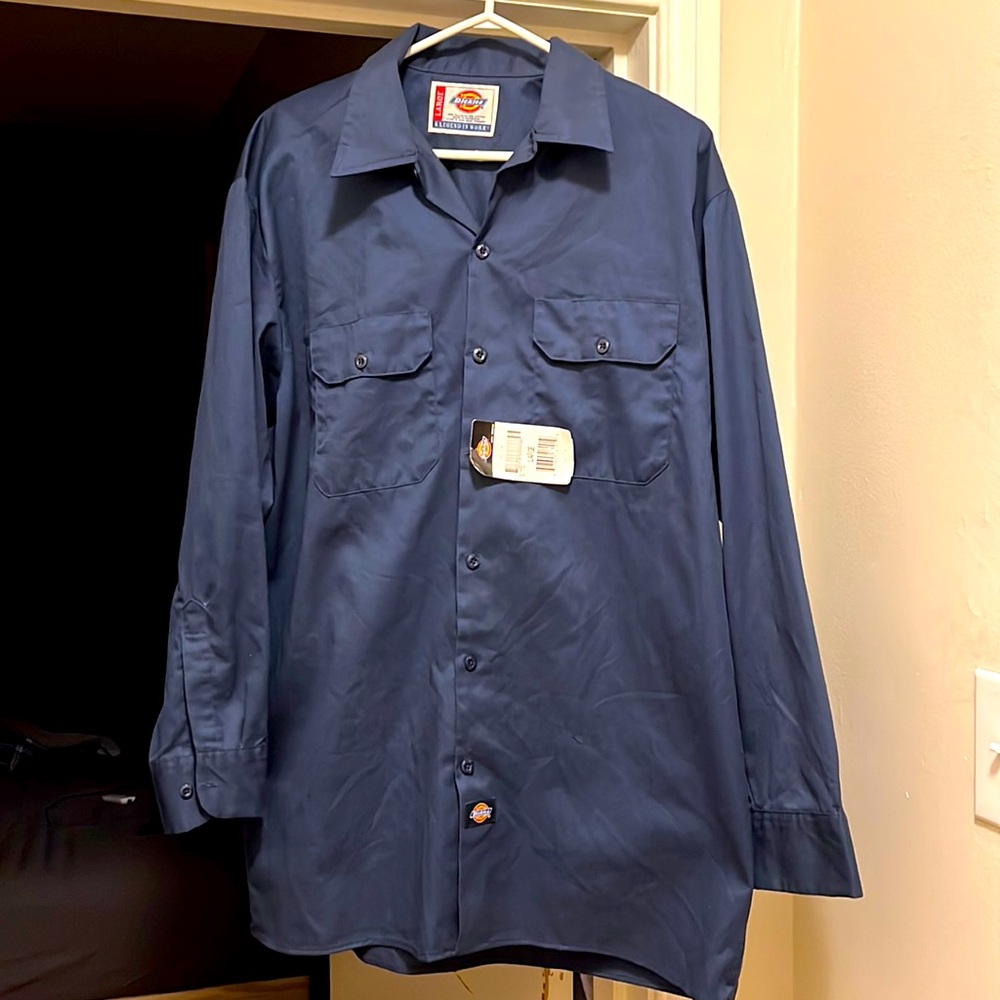 DICKIES Work Shirt (L) NEW
